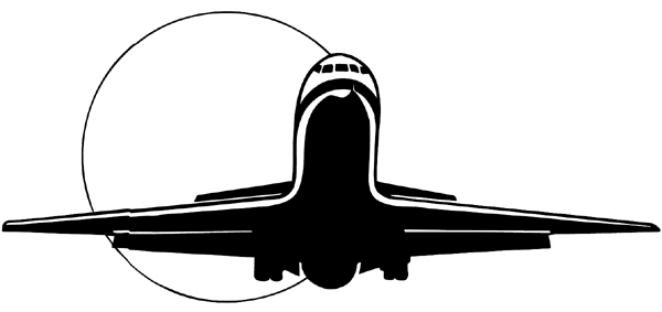 Aeroplanes And Space Travel 002-0076 airplane decal